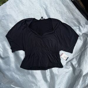 Lucky Brand Dark Gray Women's Blouse